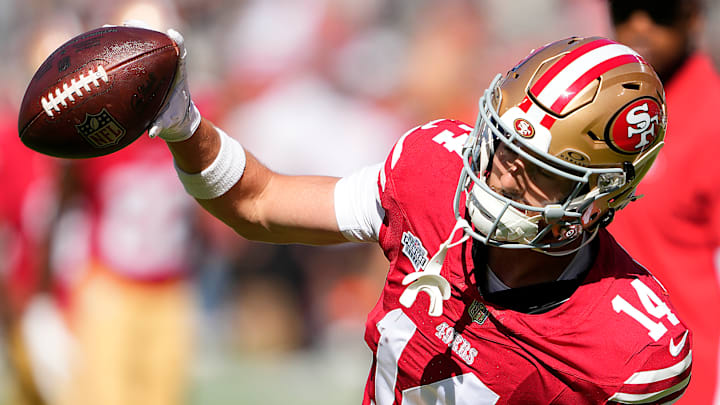 San Francisco 49ers wide receiver Ricky Pearsall (14)