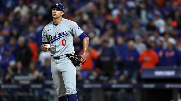 Jack Flaherty tuvo su peor apertura con los Dodgers en estos playoffs de MLB