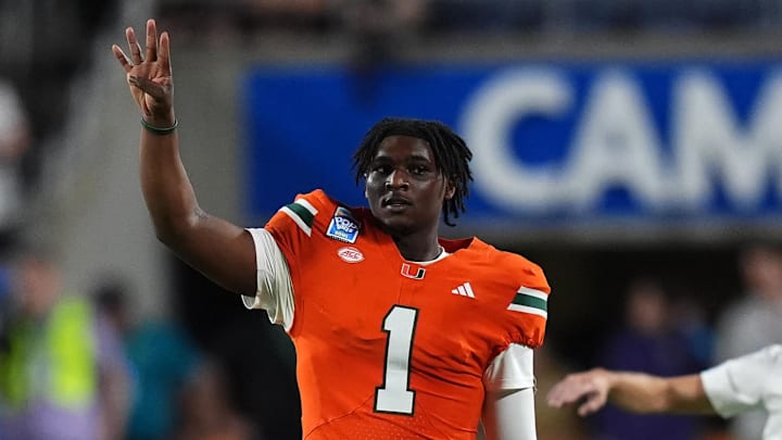 Cam Ward during his final college season.