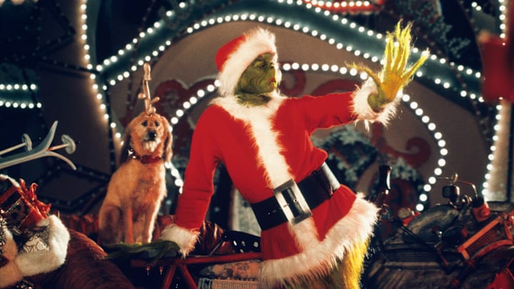 DR. SEUSS' HOW THE GRINCH STOLE CHRISTMAS - The curmudgeonly recluse Grinch, who hates Christmas, becomes annoyed with the out-of-control Christmas festivities in Whoville, the town lying below his cave dwelling on Mt. Crumpit. But after the Grinch conspires to deprive the Who's of their favorite holiday by sneaking into town on Christmas eve to steal everything associated with the holiday, he learns that the spirit of Christmas goes much deeper than tinsel and toys. "Dr. Seuss' How the Grinch
