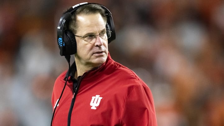 Indiana Hoosiers head coach Curt Cignetti against the Miami Hurricanes in the College Football Playoff National Championship