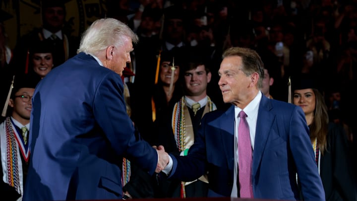 President Trump Addresses University Of Alabama Graduating Class