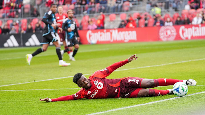 Derrick Etienne Jr is out with an upper-body injury for Toronto FC