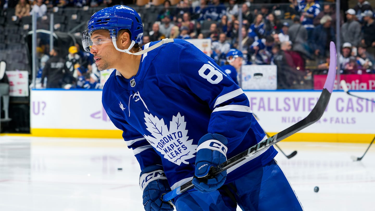 Maple Leafs depth forward out with an illness