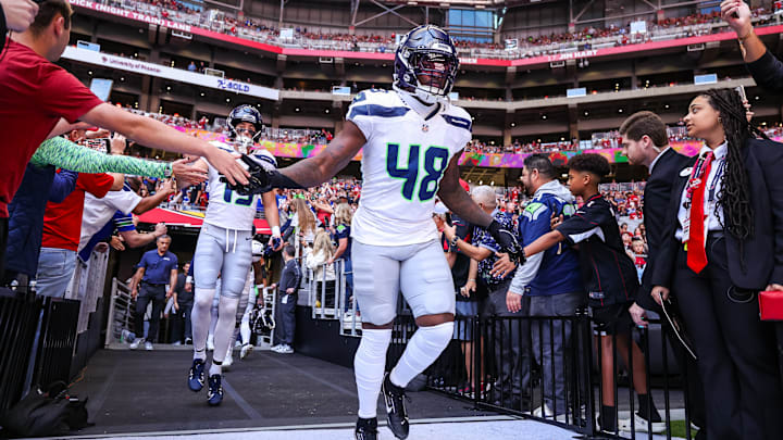 Tyrice Knight of the Seattle Seahawks