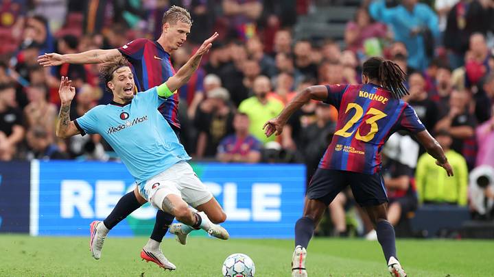 Dani Olmo und Jules Koundé gelten als Bayern-Kandidaten Dani Olmo und Jules Koundé gelten als Bayern-Kandidaten