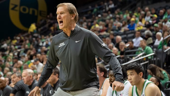 Oregon head coach Dana Altman 