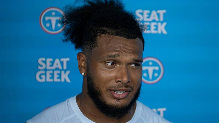 Tennessee Titans defensive end Jermaine Johnson II Tennessee Titans defensive end Jermaine Johnson II