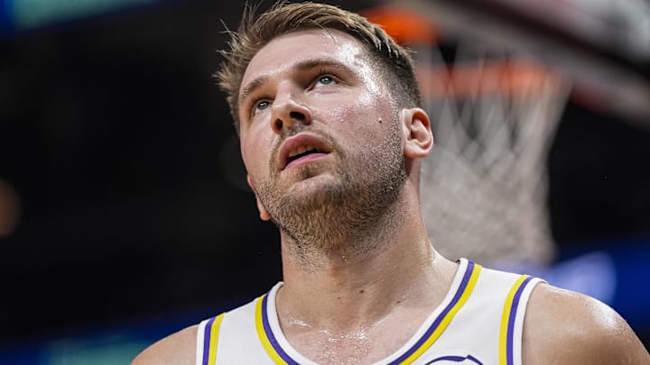 Los Angeles Lakers guard Luka Doncic. Los Angeles Lakers guard Luka Doncic.