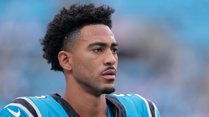Carolina Panthers quarterback Bryce Young