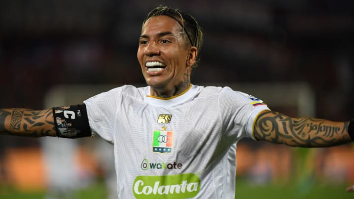 En el último duelo entre Patriotas y Once Caldas, Dayro Moreno le dio la victoria a los albos con su solitario tanto En el último duelo entre Patriotas y Once Caldas, Dayro Moreno le dio la victoria a los albos con su solitario tanto