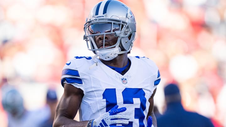 October 8, 2023; Santa Clara, California, USA; Dallas Cowboys wide receiver Michael Gallup (13)