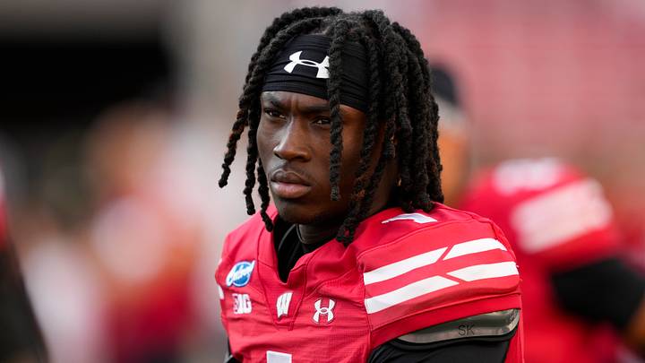 Wisconsin Badgers cornerback Eric Fletcher Jr. Wisconsin Badgers cornerback Eric Fletcher Jr.