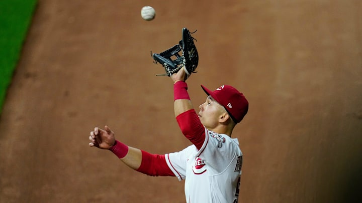 Cincinnati Reds center fielder Stuart Fairchild.