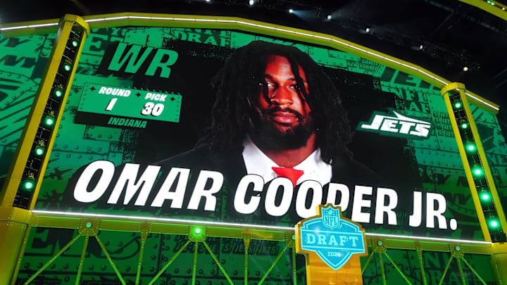 Hoosiers wide receiver Omar Cooper Jr. should have a significant impact in his first season with the Jets after being selected in the first round of the 2026 NFL draft.