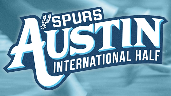 A first look at the Spurs Austin International Half Marathon logo after the San Antonio Spurs became the first NBA franchise to hold naming rights to a half marathon.