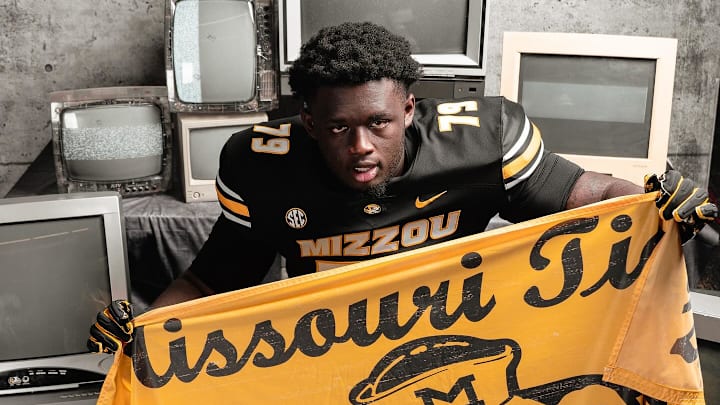 2026 4-Star OL Brandon Anderson during his official visit to Columbia. 