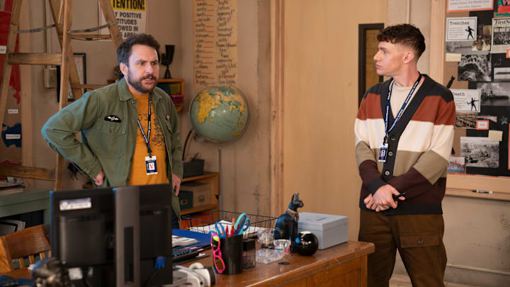 ABBOTT ELEMENTARY - ÒVolunteersÓ - Ava announces the school district is sending a group of volunteers to help out at Abbott; however, when they arrive, things donÕt go as planned. WEDNESDAY, JAN. 8 (8:30-9:02 p.m. EST) on ABC. (Disney/Gilles Mingasson) 
CHARLIE DAY, CHRIS PERFETTI
