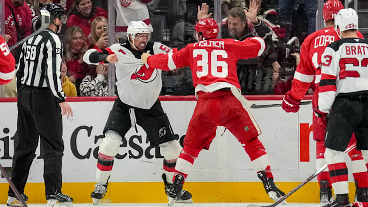 New Jersey Devils v Detroit Red Wings