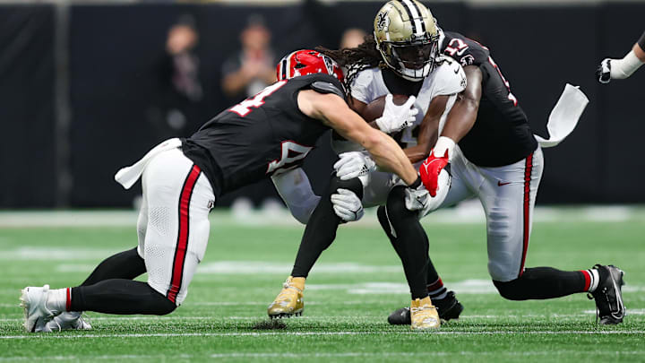 Atlanta Falcons linebacker Troy Andersen earned NFC Defensive Player of the Week for his outing vs. the New Orleans Saints. Atlanta Falcons linebacker Troy Andersen earned NFC Defensive Player of the Week for his outing vs. the New Orleans Saints.