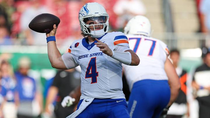 Boise State Broncos quarterback Maddux Madsen.