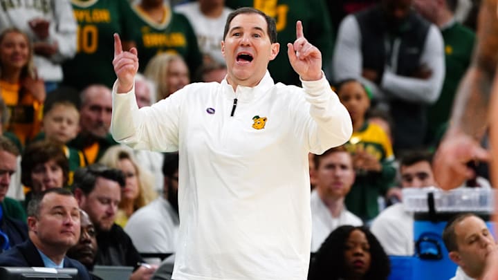 Baylor Bears head coach Scott Drew