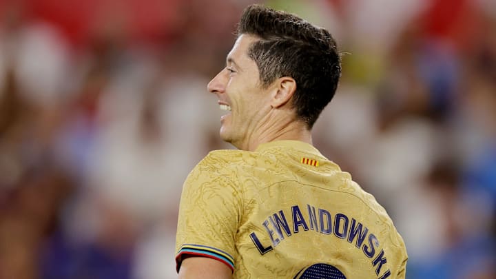 Robert Lewandowski, Sevilla vs FC Barcelona - La Liga Santander