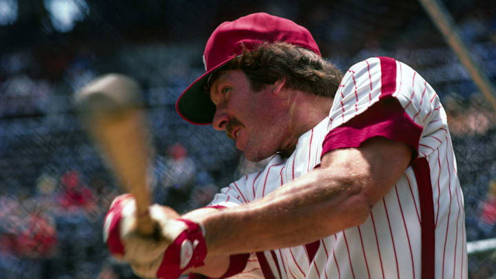 Mike Schmidt Takes a Swing