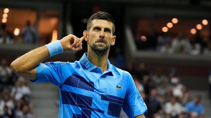 Novak Djokovic has unveiled an all-black Lacoste kit for the 2025 US Open.