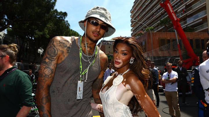 Kyle Kuzma and Winnie Harlow