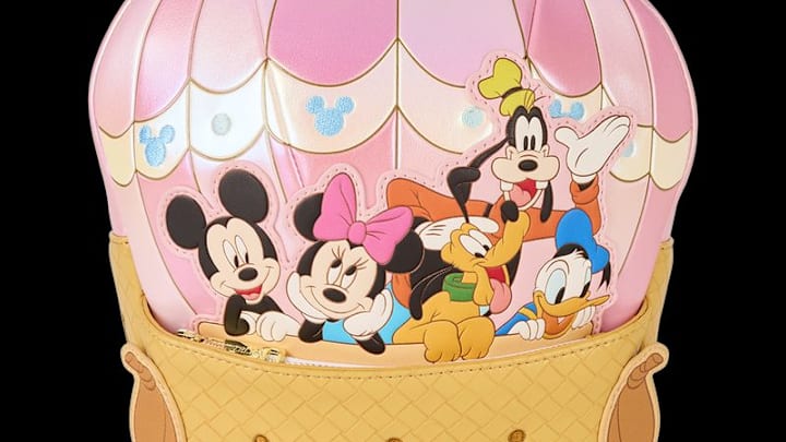Loungefly x Disney Mickey & Friends Hot Air Balloon Figural Mini Backpack