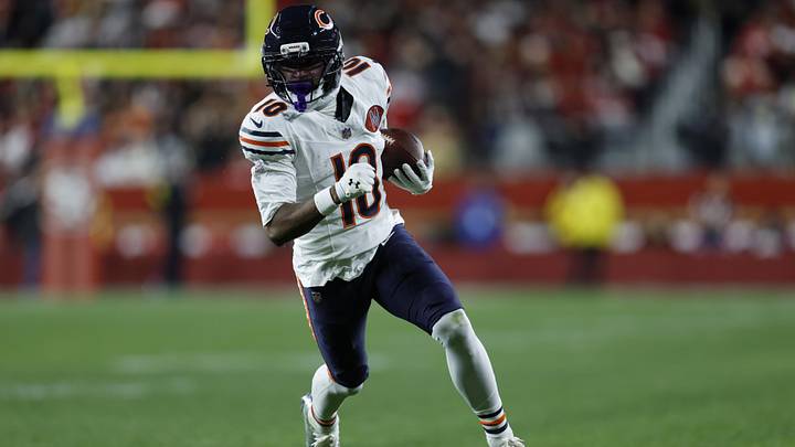 Luther Burden III had 47 catches for 652 yards as a rookie last season. Luther Burden III had 47 catches for 652 yards as a rookie last season.