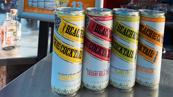 Sammy's Beach Bar Rum Canned  Cocktails