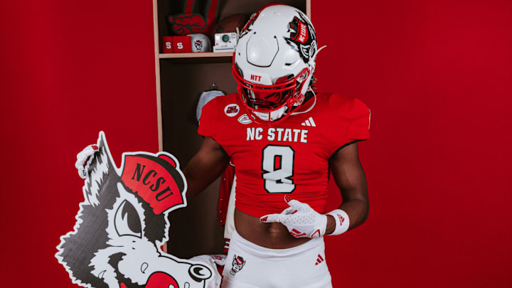 Tristen Hill on his North Carolina State official visit
