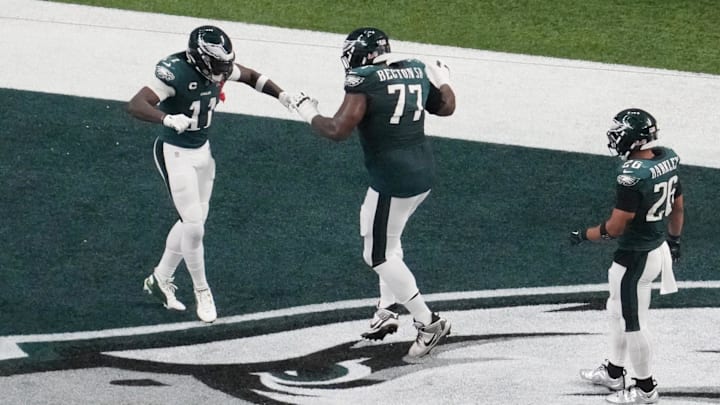 Philadelphia Eagles wide receiver A.J. Brown on Feb 9, 2025.