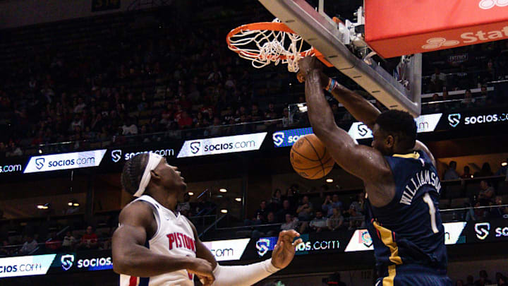 Dec 7, 2022; New Orleans, Louisiana, USA;  New Orleans Pelicans forward Zion Williamson (1): Stephen Lew-Imagn Images