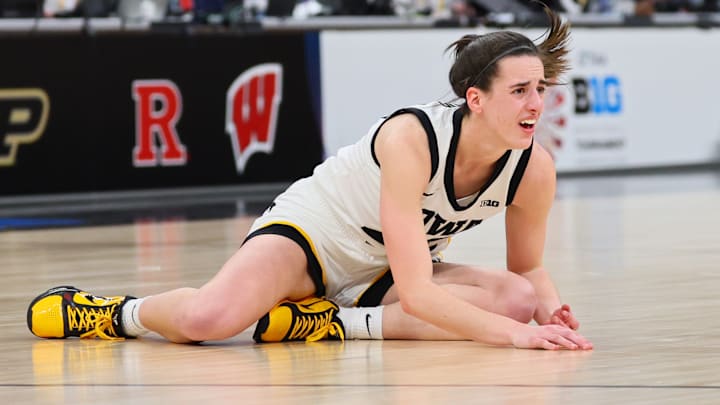 Caitlin Clark during the Big 10 Women's Basketball Tournament