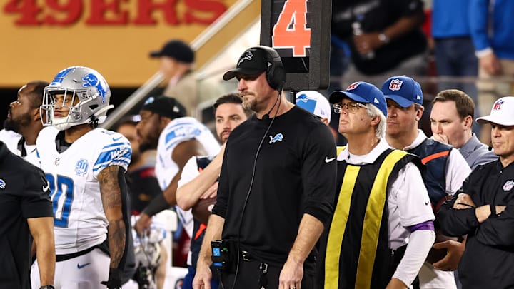 Detroit Lions head coach Dan Campbell