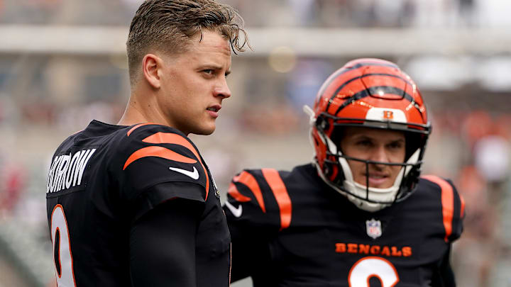 Baltimore Ravens v Cincinnati Bengals Joe Burrow, Jake Browning