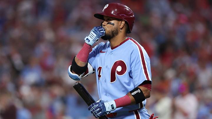 Philadelphia Phillies second baseman Luis Arraez Philadelphia Phillies second baseman Luis Arraez