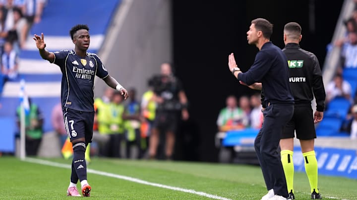 Die Beziehung zwischen Vinicius Jr. und Xabi Alonso ist bislang eine schwierige. 