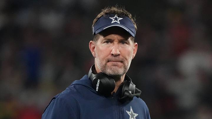 Dallas Cowboys head coach Brian Schottenheimer looks on during the game against the Baltimore Ravens at Maracana Stadium. Dallas Cowboys head coach Brian Schottenheimer looks on during the game against the Baltimore Ravens at Maracana Stadium.