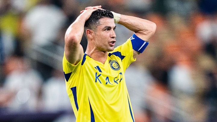 Cristiano Ronaldo was visibly upset at the end of Al Nassr's Champions League semi-final defeat