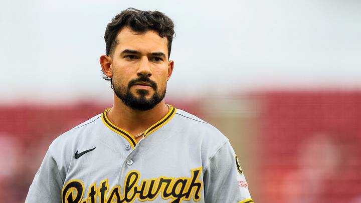 Jul 31, 2026; Cincinnati, Ohio, USA; Pittsburgh Pirates third baseman Nick Gonzales (3) walks off the field in between innings against the Cincinnati Reds at Great American Ball Park. Mandatory Credit: Katie Stratman-Imagn Images Jul 31, 2026; Cincinnati, Ohio, USA; Pittsburgh Pirates third baseman Nick Gonzales (3) walks off the field in between innings against the Cincinnati Reds at Great American Ball Park. Mandatory Credit: Katie Stratman-Imagn Images