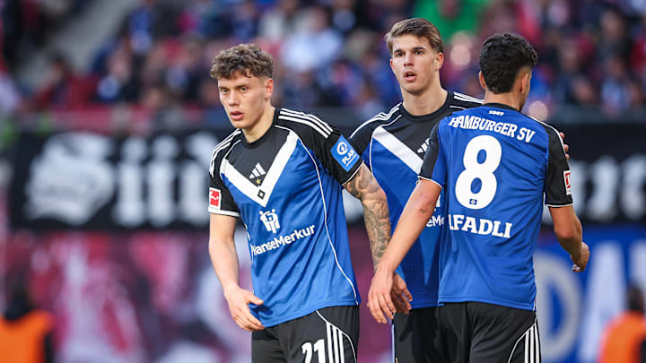 Luka Vuskovic (hinten) begeistert zurzeit in Hamburg.