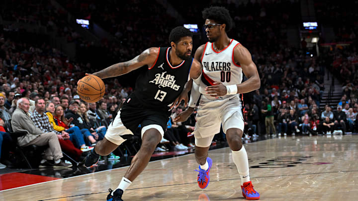 Paul George of the LA Clippers couldn't miss last night