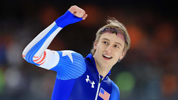 Jordan Stolz has a chance to win his third gold medal at the 2026 Olympic Games.