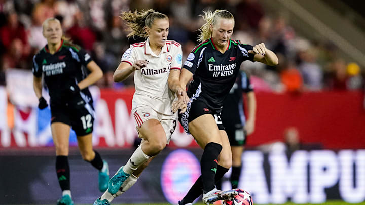 Treffen die Bayern um Georgia Stanway auch in dieser Saison auf die UWCL-Titelverteidigerinnen Arsenal? Treffen die Bayern um Georgia Stanway auch in dieser Saison auf die UWCL-Titelverteidigerinnen Arsenal?