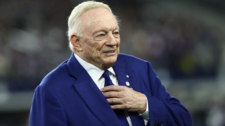 Dallas Cowboys owner Jerry Jones before a game against the Minnesota Vikings.