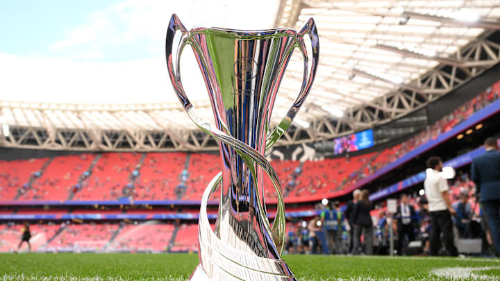 The UEFA Women's Champions League trophy